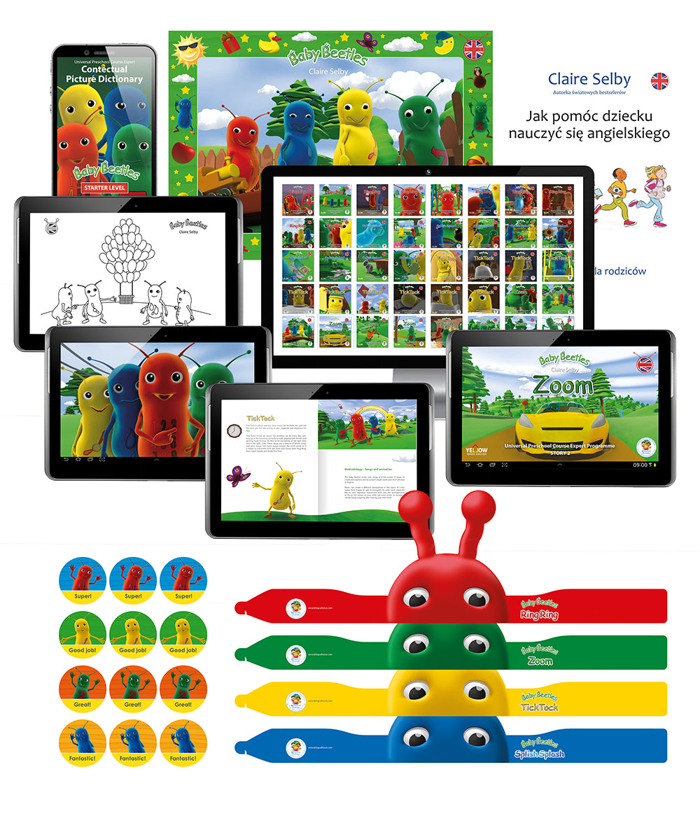 Baby Beetles Expert Superbox - zestaw do domu (dostęp cyfrowy + opaski, naklejki)
