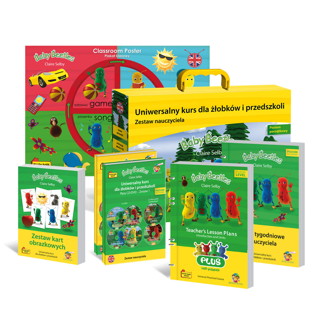 Baby Beetles PLUS - poziom początkowy - zestaw nauczyciela BOX, kod Plus do platformy gratis.