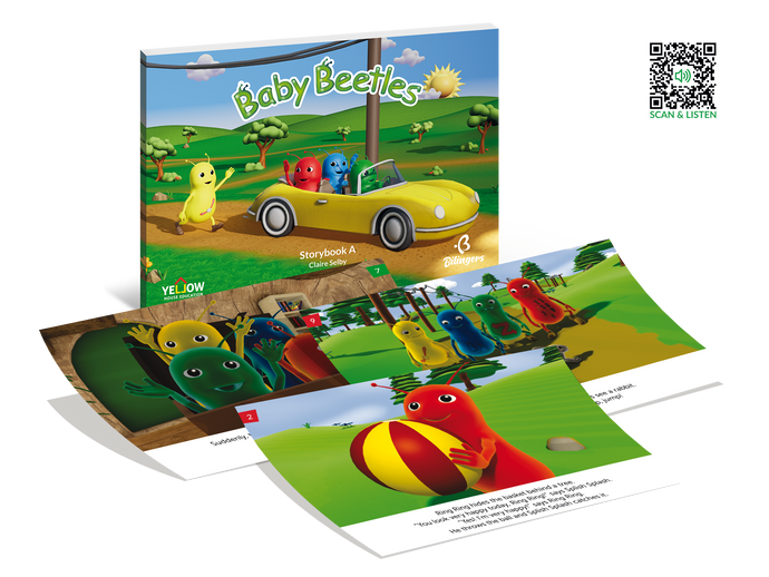 Baby Beetles Storybook A - książka obrazkowa z audiobookiem
