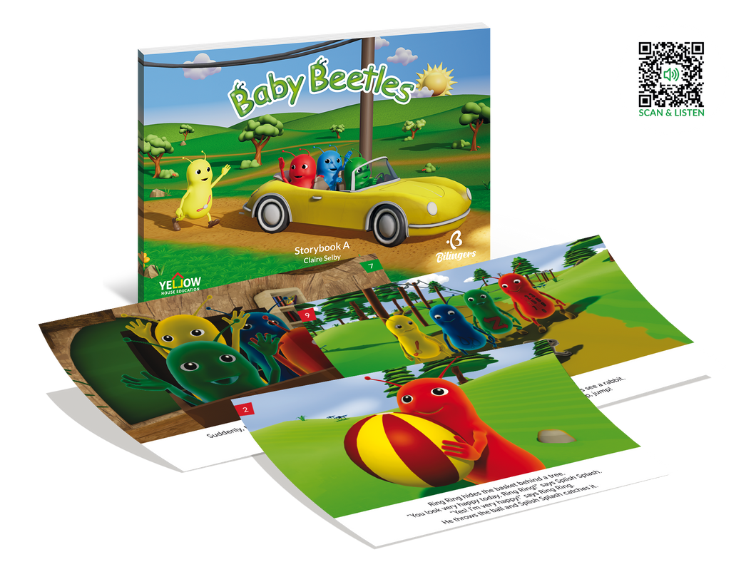 Baby Beetles Storybook A - książka obrazkowa z audiobookiem