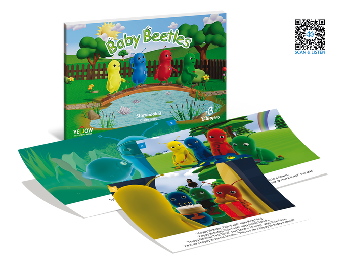 Baby Beetles Storybook B - książka obrazkowa z audiobookiem