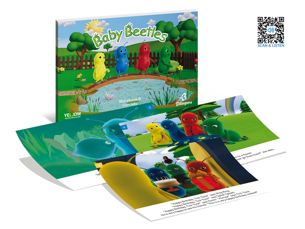 Baby Beetles Storybook B - książka obrazkowa z audiobookiem