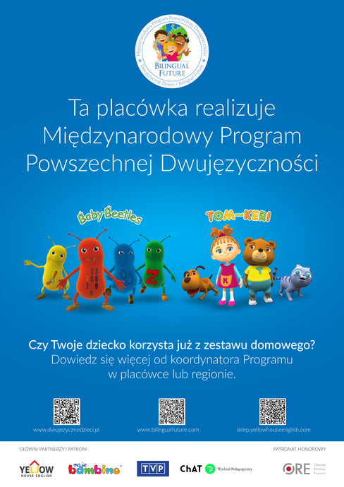 Plakat Dwujęzyczne Dzieci